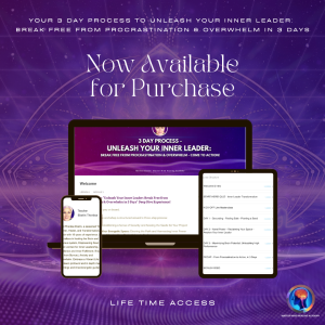 Unleash Your Inner Leader: Break Free from Procrastination & Overwhelm in 3 Days Deep Dive